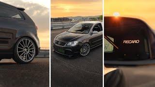 Relaxing POV Car Photography at Sunset