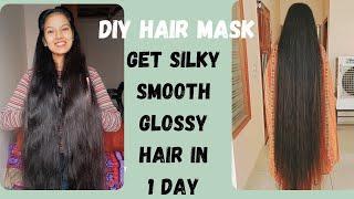 DIY Hair Mask For Soft, Silky, Smooth and Glossy Hair | Hair Mask For Dry & Frizzy Hair |Pooja Mehra