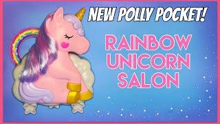 2022 Polly Pocket | Rainbow Unicorn Salon | New Polly Pocket