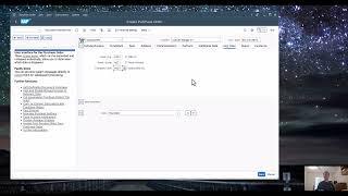 SAP - Create a Purchase Order (ME21N)