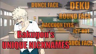 Bakugou and His “Unique” Nicknames