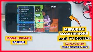 Cara Menjadikan HP Sebagai LAYAR TV | Tanpa WIFI - Tanpa Kuota INTERNET - Tanpa USB TV Tuner DVB-T2