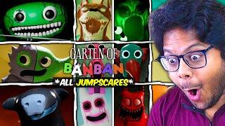 ALL JUMPSCARES of Garten of Banban 0, 1, 2, 3, 4, 6, 7 