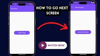How to move one page to another page in flutter - Navigate in flutter app