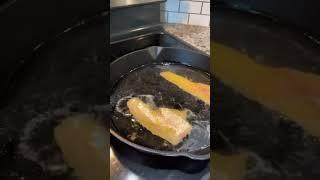 Tilapia fish sandwich! Catch and cook!!!