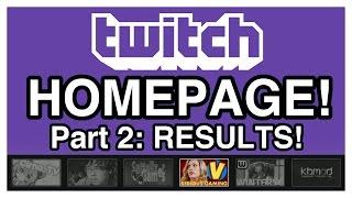 Twitch.tv Featured Homepage Stats - Part 2 [What's The Impact of Being Homepaged On Twitch.tv?]