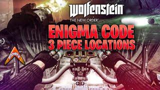 Wolfenstein The New Order - Enigma Code 3 Piece Locations