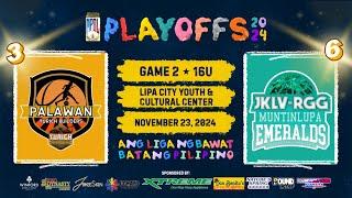 JUNIOR MPBL SEASON 2 PLAYOFFS | Muntinlupa vs Palawan | 16U | November 23, 2024