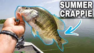 How To Catch SLAB CRAPPIE In The Summer  Summer CRAPPIE Fishing 2022 | GUEST ⭐️