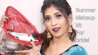 Summer bridal makeup kit with proper guide & how to use ? Shruti makeover