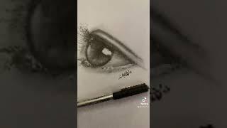 Trying realistic eye. Rate 1-10 #realistic #realisticdrawing #eye #eyedrawing