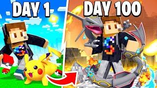 I SPENT 100 DAYS In SHINY ONLY PIXELMON! (Minecraft Movie)