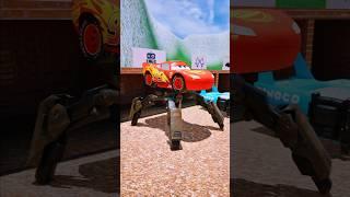 Lightning McQueen and cars vs Lava #mcqueen #cars 