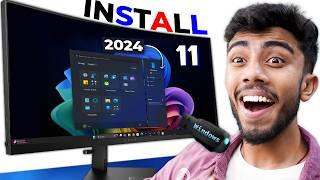 Windows 11 Installation step by step Latest 24H2 AI Version! Stop Using Fake Version