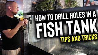 HOW TO DRILL AQUARIUM GLASS - tips and tricks - The king of DIY