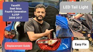 how to change rear Taillight | Brake Light #Led | Fix Rear Fog Lamp colour on Seat Ibiza #stoplamp