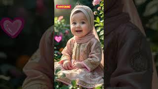 allah hu allah hu zikr ️ Babies reacting Quran #cute #islamicshorts #youtubeshorts #naat #islamic