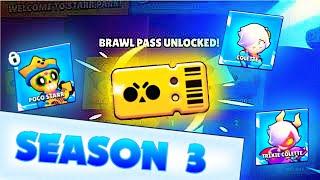 Season 3 Brawl Pass UNLOCKED! | Poco Starr, Colette, Trixie Colette