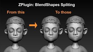 ZBrush: BlendShapes ZPlugin