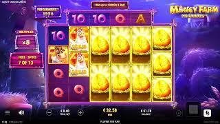 Money Farm Megaways (GameArt)  Online Slot SUPER MEGA BIG WIN! 