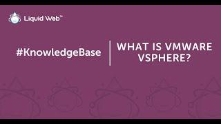 What is VMware vSphere?