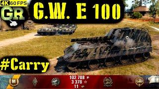 World of Tanks G.W. E 100 Replay - 3 Kills 6.9K DMG(Patch 1.4.0)