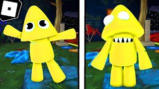 How to get GOLD BADGE in RAINBOW FRIENDS BUT NO ACCURATED - Roblox