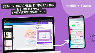 Send your Online Invitation using Canva (with RSVP Tracking)