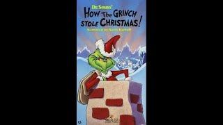 Opening to Dr. Seuss' How The Grinch Stole Christmas! 1988 VHS