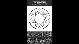 How to make attractive patterns | making geometric vector patterns | Need circular design patterns