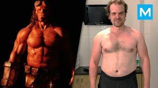 David Harbour Training for Hellboy | Muscle Madness