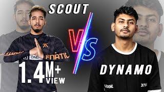 SCOUT VS DYNAMO | DYNAMO VS SCOUT Team Fight | Khud Ke Granade se Koun UDD GAYE Emulator