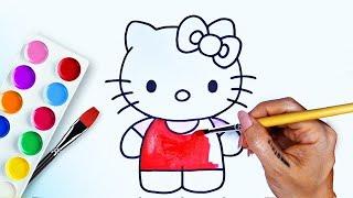 How to being my Hello Kitty cafe to life: Kids Drawing Tutorial