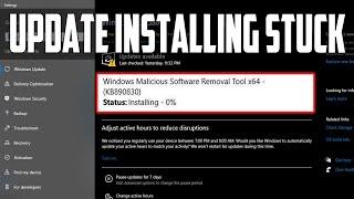 How to Fix Windows Update Installing Stuck on 0% in Windows 10