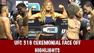 UFC 316: Ceremonial FINAL Face Off Highlights