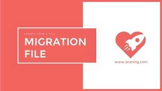 Laravel tutorial - Episode 9 - Creating a Migration File