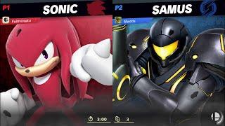 Online Test with Shadow The Hedgehog and Knuckles The Echidna SSBU -By nanobuds