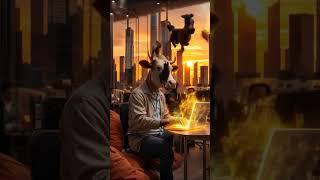 ANIMALS DOING HUMAN JOBS. #animalshorts #animals #ai #aiart #funnyshorts #funnyvideo #shortsfeed