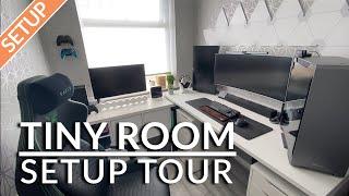 Tiny Room Setup Tour - Ultimate Tiny Games Room & Home Office