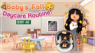 BABY'S *FALL* DAYCARE ROUTINE! | Roblox Berry Avenue Roleplay