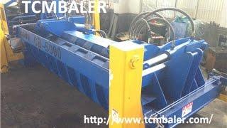 TCM BALER- waste cars baling press Brazil  Korea  Latvia