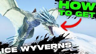 How To Get ICE WYVERNS on Ragnarok in Ark Survival Ascended!!! Where to get Ice Wyvern Eggs!!!