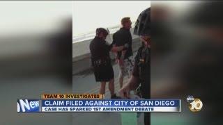 Claim filed in filmed police showdown over cellphone