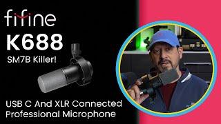 Fifine K688 XLR Microphone | Shure SM7B Killer