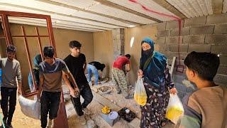 Plastering the Walls & Wiring Hasan’s Room – Plus a Health Reminder