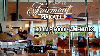 Fairmont Hotel Makati | 5 Star Hotel in the Philippines | Room Tour, Food & Amenities