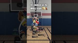 NEVER going in the paint again #wittyyb #practicalbasketball #posterizer