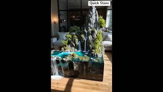 "Mind-Blowing Waterfall Table – Nature & Luxury Combined!  #shorts"