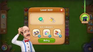 Gardenscapes Stuck Level 3533