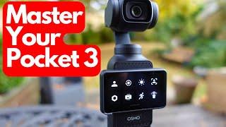 DJI OSMO Pocket 3 ULTIMATE SETTINGS Guide